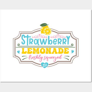 Strawberry Lemonade Posters and Art